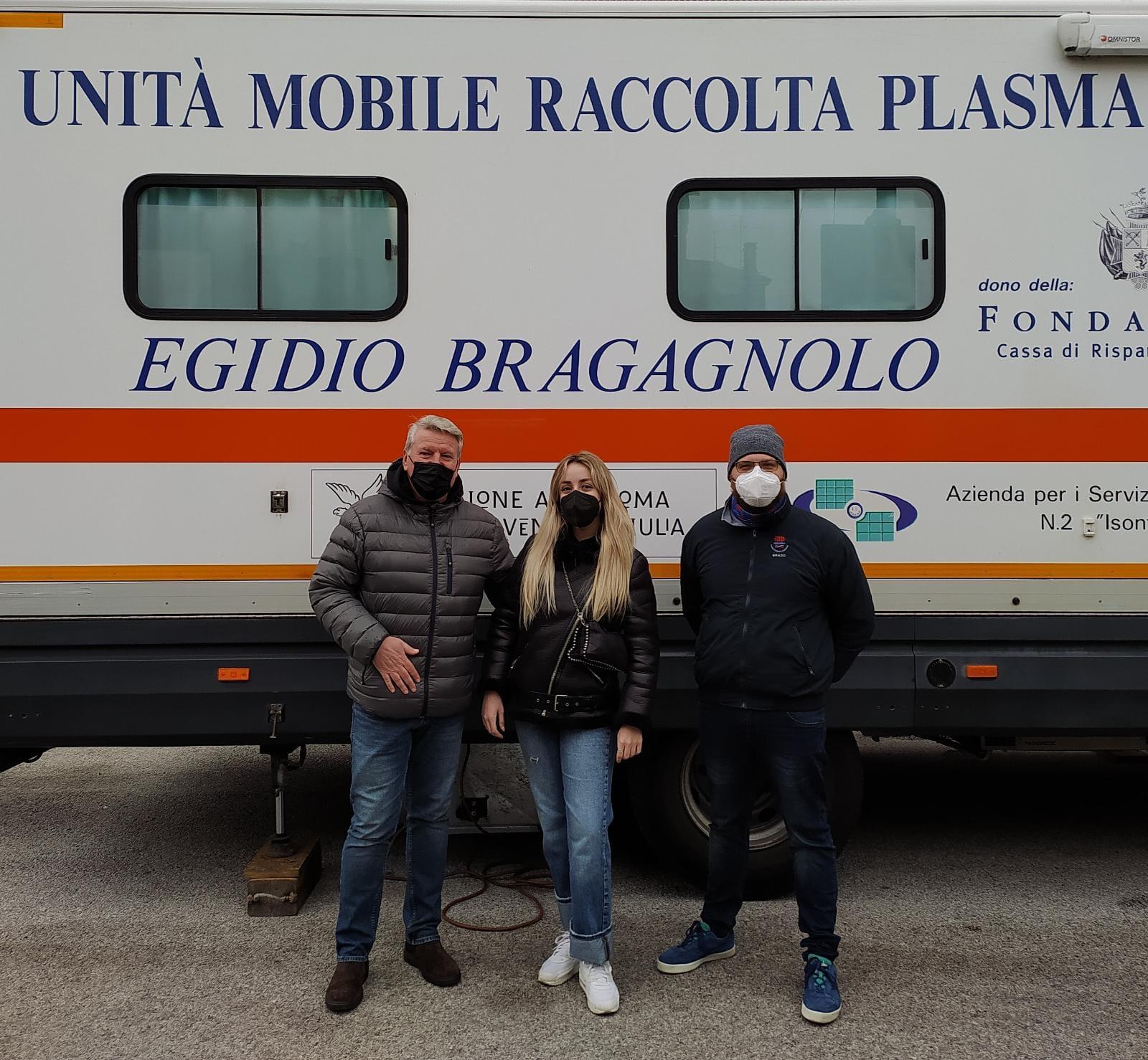 Immagine per Grado festeggia tre nuovi donatori di sangue nel 2022, «famiglia primo luogo di sensibilizzazione»